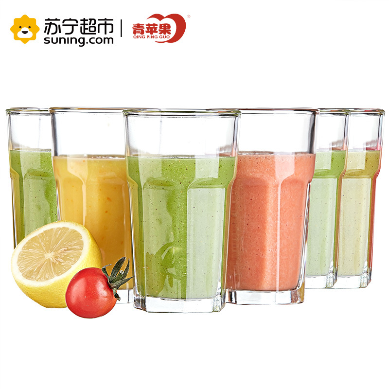 青苹果玻璃杯洛基山系列玻璃水杯杯创意果汁杯加厚茶饮杯个性洋酒杯威士忌酒杯EY2101