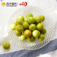 [苏宁超市]青苹果 清扬玻璃果盘 EQ2002-2