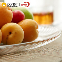[苏宁超市]青苹果 清扬玻璃果盘 EQ2002-4