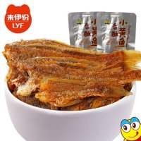 来伊份 香酥小黄鱼125g原味[约7小包] 特产即食海鲜海味零食 独立小包装