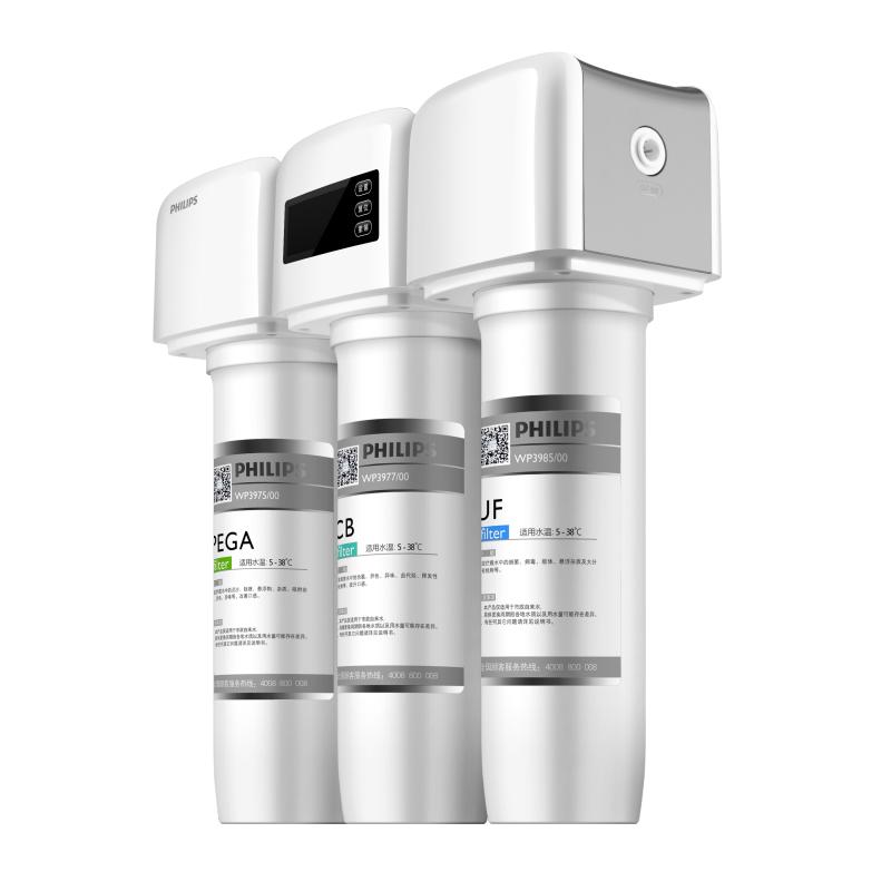飞利浦 Philips 家用净水器 超滤直饮厨房自来水前置过滤器智能净水机 WP4161/01