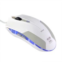 [E-3lue]宜博眼镜蛇白色纪念版有线鼠标EMS109WH