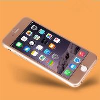 苹果iphone6 plus钛合金全覆盖钢化玻璃膜 iphone6 plus钢化膜 iphone6plus保护膜(金色)