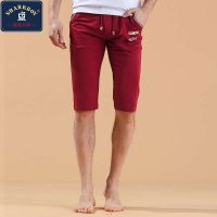 鲨鱼兄弟sharkboy2015新款 男士七分棉质针织沙滩裤 16036