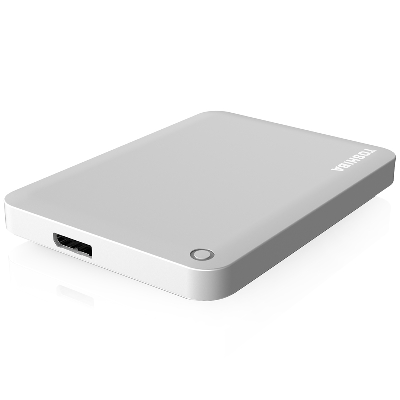 东芝(TOSHIBA)V8 CANVIO 高端分享系列1TB 2.5英寸 USB3.0移动硬盘(尊贵金)