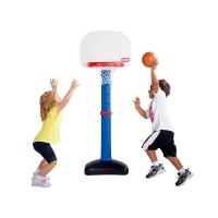 美国小泰克 Little Tikes 612329 儿童玩具易得分篮球架子可升降标准家用投篮框室内外