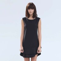 ELLE 双层荷叶边连衣裙