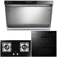 方太(FOTILE)CXW-189-JX25E+FD21BE+19E油烟机燃气灶具消毒柜三件套-不带罩