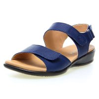 亨达孝亲摔纹牛皮胶粘女夏鞋91441505105