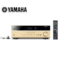 Yamaha/雅马哈 RX-V475 功放机 5.1 家用 AV 发烧级 专业背景音乐 定阻 金色