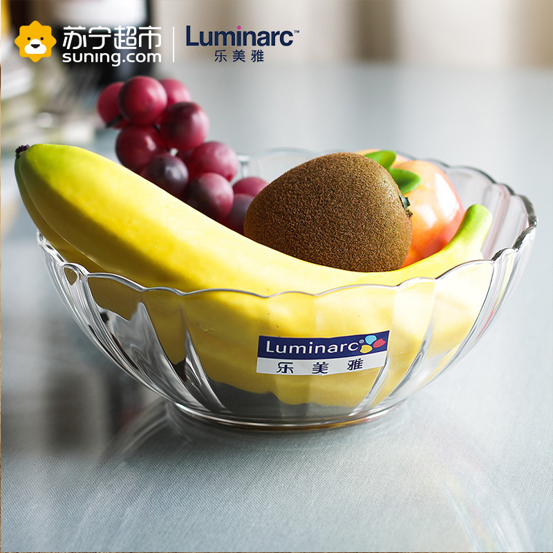乐美雅(Luminarc)钢化玻璃沙拉碗 阿尔卡德沙拉碗 6件套水果甜品沙拉碗调料碗汤碗