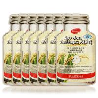 韩国原装进口PUREDERM璞静馨米糠胶原蛋白面膜126g(18g×7片)