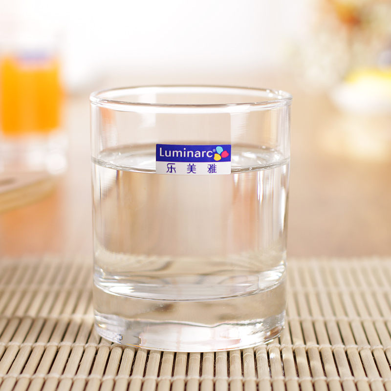 乐美雅(Luminarc)玻璃杯套装 300ML水具水杯 玻璃杯子 水杯 耐热玻璃杯 伊斯朗款六只装家居器皿