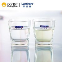 Luminarc法国弓箭(ARC)乐美雅 司太宁直身杯啤酒杯酒具套装玻璃水杯茶杯300ML(六只装)53668不保温