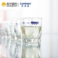 Luminarc法国弓箭(ARC)乐美雅 司太宁直身杯啤酒杯酒具套装玻璃水杯茶杯300ML(六只装)53668不保温