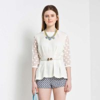 圆点长袖上衣MQ1420127