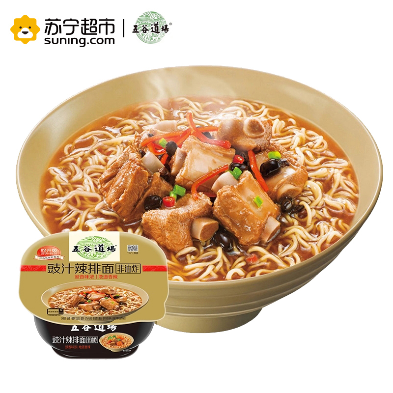 五谷道场 豉汁辣排面104g/碗 方便面