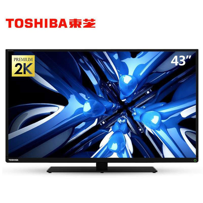 东芝(TOSHIBA)43L3500C 43英寸 智能安卓WiFi液晶电视(黑色)