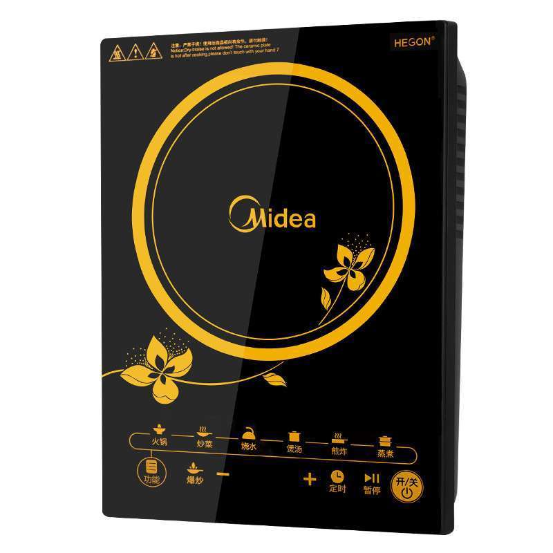 美的(Midea)KT2110 触控式大功率多功能智能电磁炉(赠汤锅+炒锅)