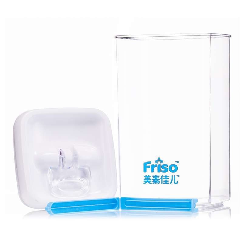 (美素佳儿赠品)食品级加厚水晶易扣密封罐