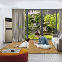 三菱重工 大3匹 冷暖静音家用空调柜机 KFR-72LW/LCD1SAG 金色