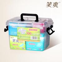 笑爽塑箱组合装卫生巾(100片