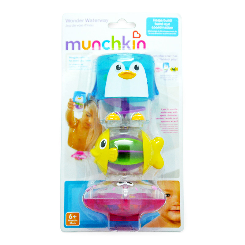 满趣健Munchkin麦肯齐神奇过水洗澡玩具套组