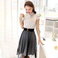 苏醒的乐园 半身裙夏2015新款韩版女装优雅修身沙滩长裙DQ767