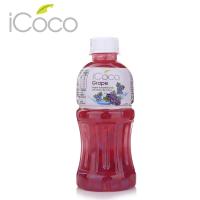 iCoco 泰国原装进口 果汁饮料 葡萄汁 含椰果 320ml