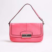 COACH 蔻驰 Kristin粉色全皮手腕包48988