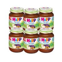 喜宝 (HiPP) 有机苹果李子水果泥 6瓶装(香港直邮)