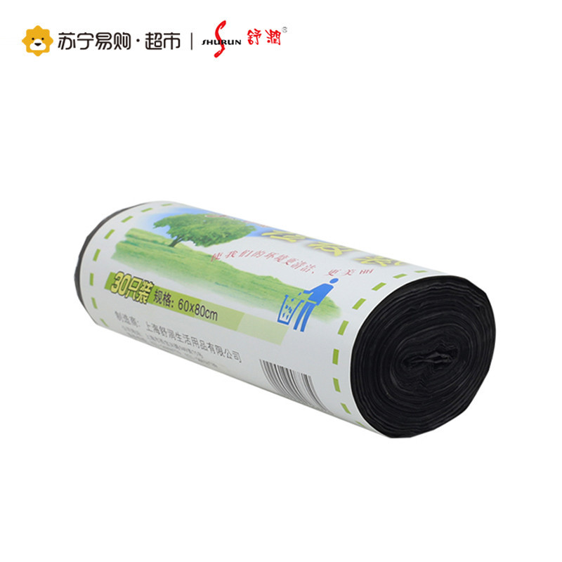 舒润点断式垃圾袋60cm*80cm 30只装