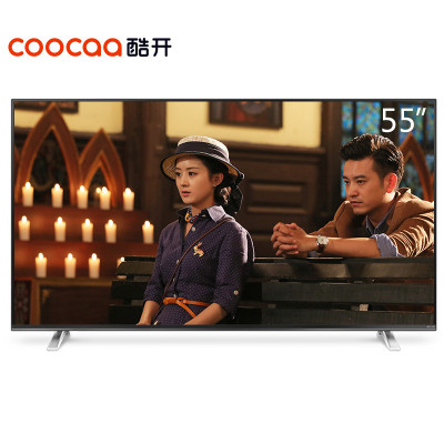 酷开(coocaa) K55 55英寸智能平板液晶平板电视 酷开系统WiFi