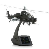 中航工业电子 直10空气质量检测仪 PM2.5+甲醛监测仪 温度湿度时间显示 武直十飞机模型 1:38 高档商务礼品