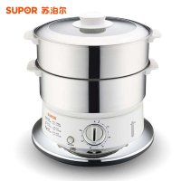 Supor/苏泊尔 Z28YK4-120不锈钢电蒸锅 9L容量电蒸笼三层超大容量