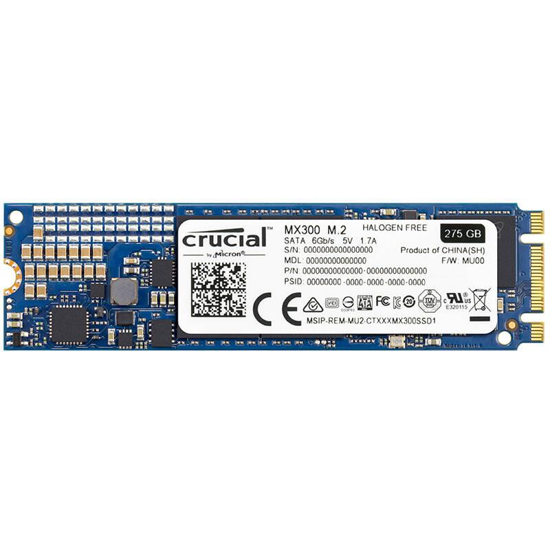 英睿达(Crucial)MX300系列275G SSD固态硬盘M.2