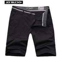 弹力贡缎腰面织带合体版休闲短裤X0132003