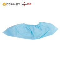 舒润shurun增厚型清洁鞋套均码 12只装 蓝色 国产 非 塑料