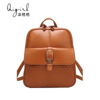 QIGIRL 柒格格 2015新款双肩包 青春靓丽学院风菱格双肩背包 MX-2215