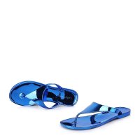 女 天蓝 Delicate纳米镜面电镀工艺拖鞋L15AT110-4