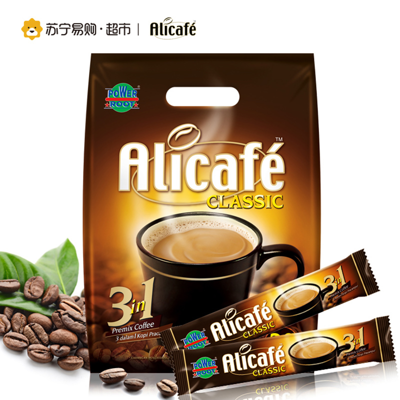 马来西亚进口Alicafe啡特力经典速溶咖啡400g