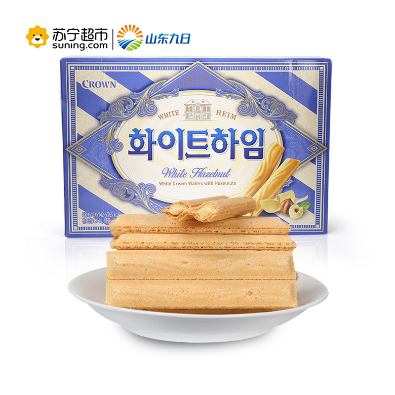 可瑞安奶油榛子威化142g 休闲零食