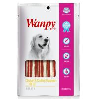 顽皮Wanpy鸡胸肉鳕鱼三明治100g 泰迪狗狗肉干零食