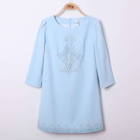 绣花淑女连衣裙 MIEAHG059