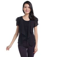 AIGEMILAN艾戈米蓝2015春夏季黑点短袖衬衫S084-1