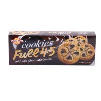 百夫长液态奶油巧克力夹心曲奇饼干220g