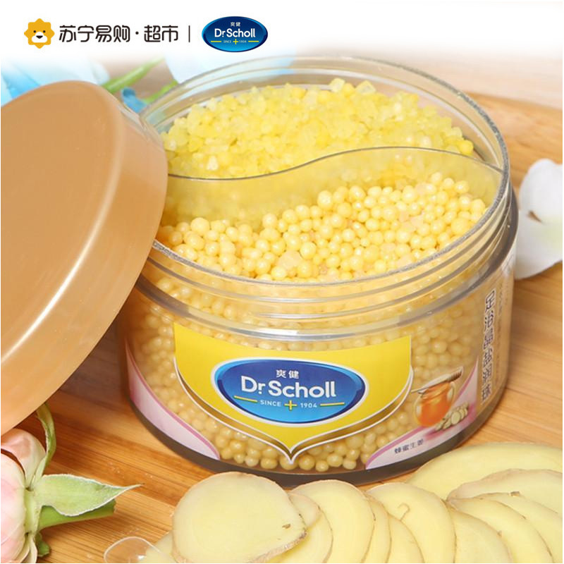 爽健(Scholl)足浴晶盐润珠(蜂蜜生姜)