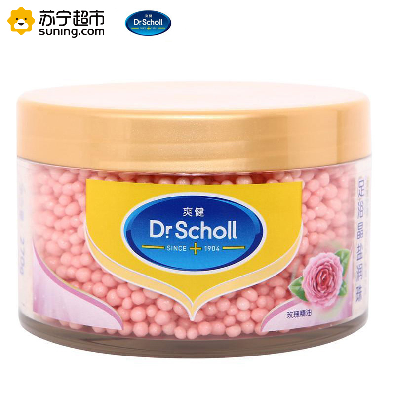 爽健(Scholl)足浴晶盐润珠(玫瑰精油)