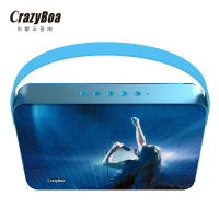 电蟒（CrazyBoa）2 Face 摇滚蓝 便携wifi云音响/音箱 蓝牙音箱 户外音箱 app