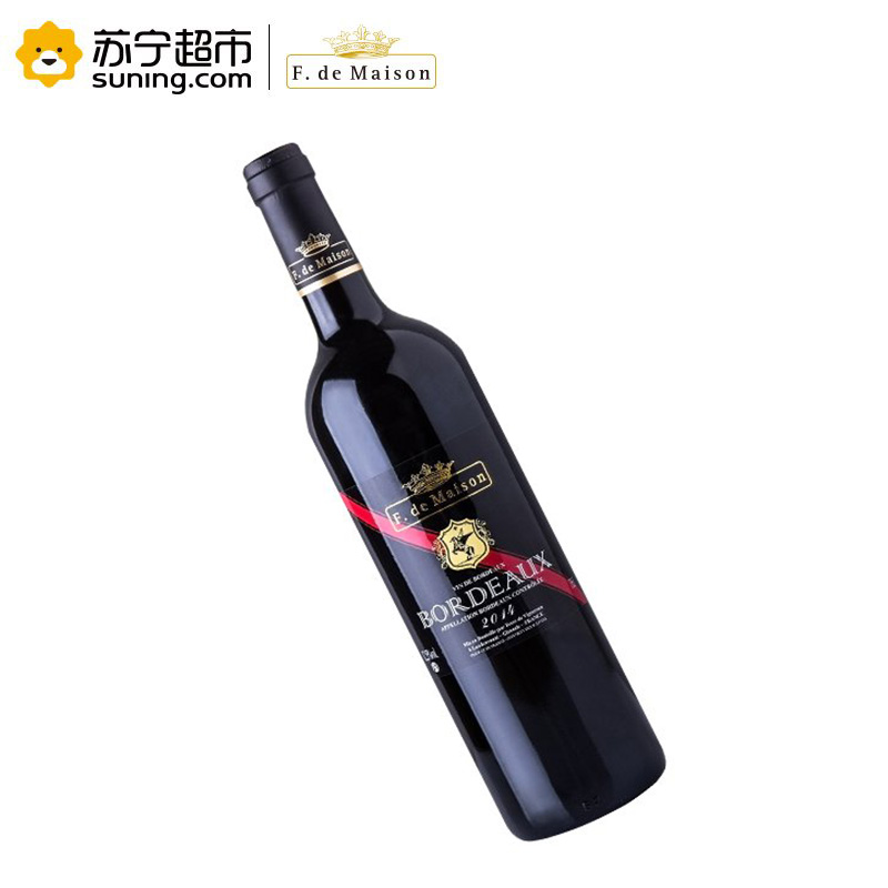 法国原瓶进口美圣世家仙马园波尔多AOC干红葡萄酒红酒750ml(新老包装交替发货)